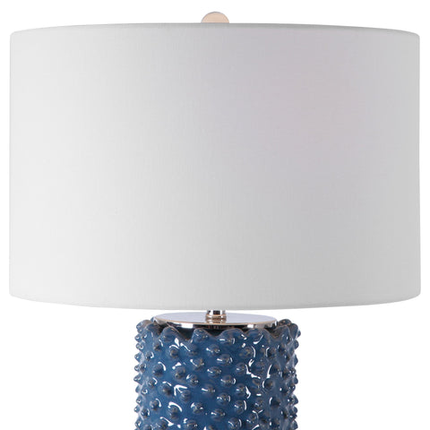 Ciji Coastal Column Accent Table Lamp with Beads