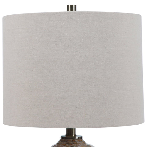 Lagos Accent Rustic Drum Table Lamp
