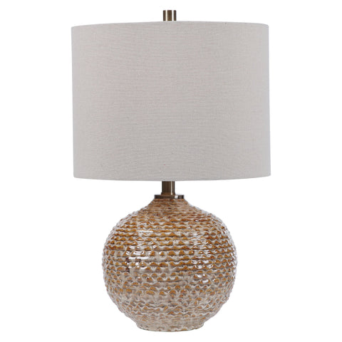 Lagos Accent Rustic Drum Table Lamp