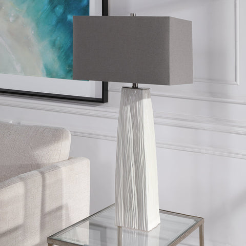 Sycamore Modern Accent Carving Table Lamp