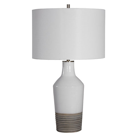 Dakota Column Drum Table Lamp Contemporary Accent