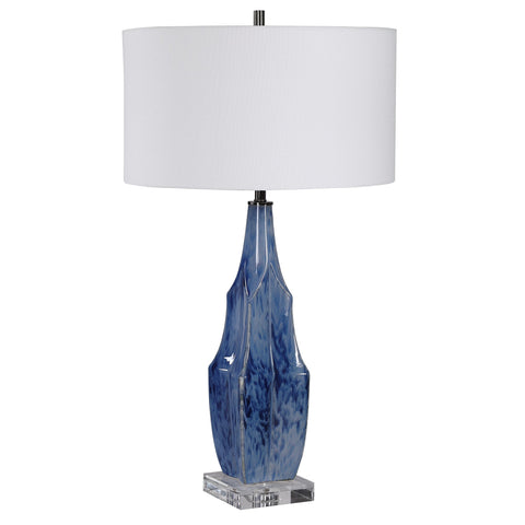 Everard Modern Drum Accent Table Lamp