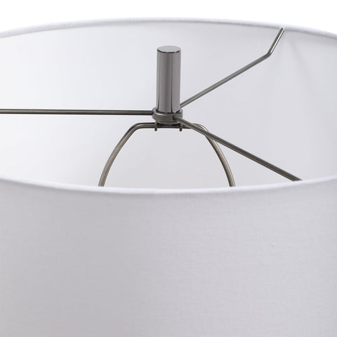 Everard Modern Drum Accent Table Lamp