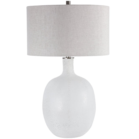 Ambient Drum Table Lamp in Brushed Nickel for Contemporary Spaces