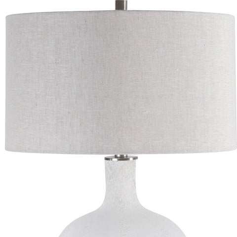 Ambient Drum Table Lamp in Brushed Nickel for Contemporary Spaces