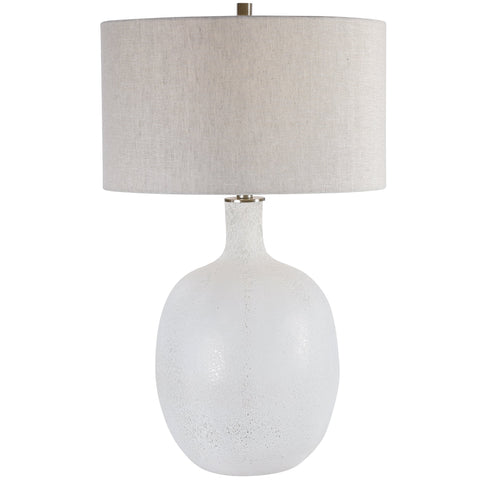 Ambient Drum Table Lamp in Brushed Nickel for Contemporary Spaces