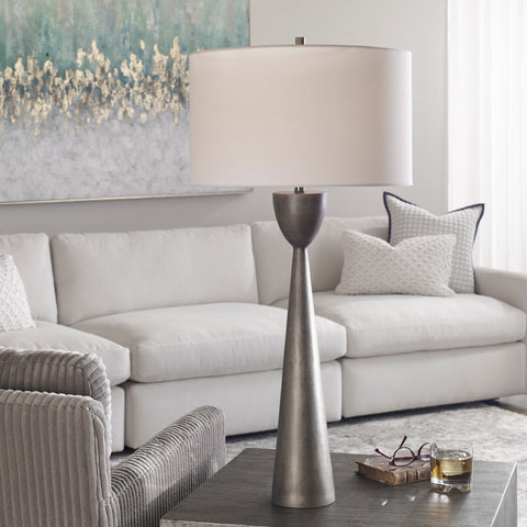 Accent Handcrafted Modern Column Table Lamp