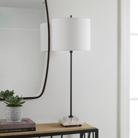 Ciara Accent Modern Buffet Drum Table Lamp