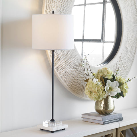 Ciara Accent Modern Buffet Drum Table Lamp