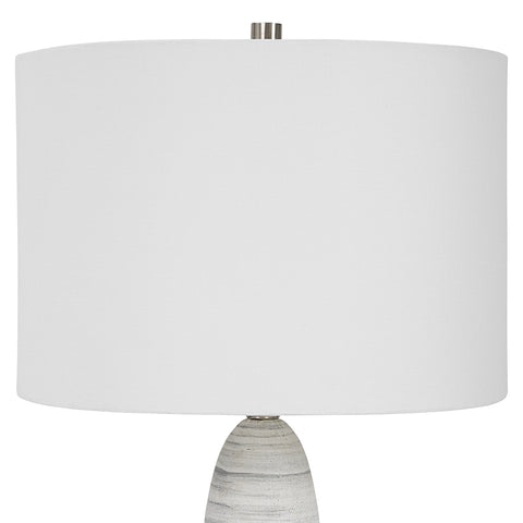 Levadia Modern Sleek Drum Table Lamp