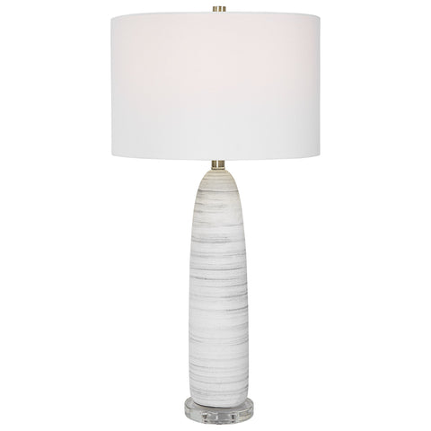 Levadia Modern Sleek Drum Table Lamp