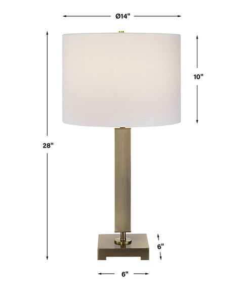 Duomo Modern Column Accent Table Lamp