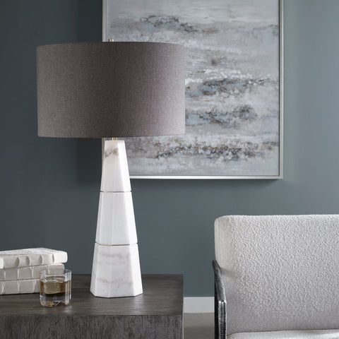 Citadel Column Drum Modern Accent Table Lamp