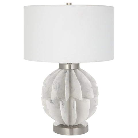 Accent Contemporary Drum Table Lamp for Organic Spaces