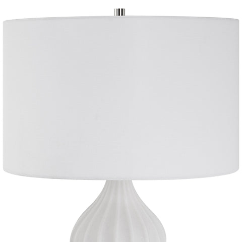 Antoinette Column Fluted Modern Table Lamp