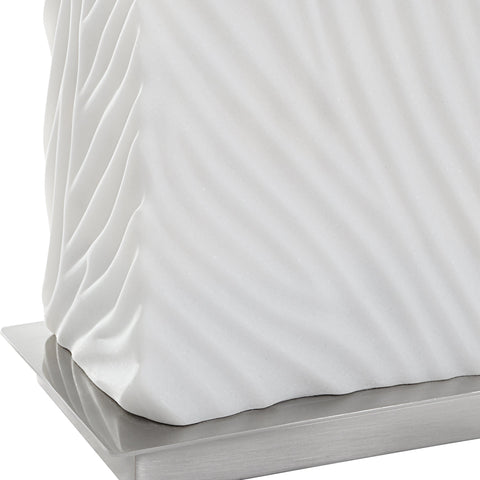 Accent Pillar Column Table Lamp with Carving Modern Design