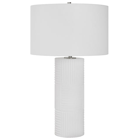 Accent Patchwork Modern Column Table Lamp