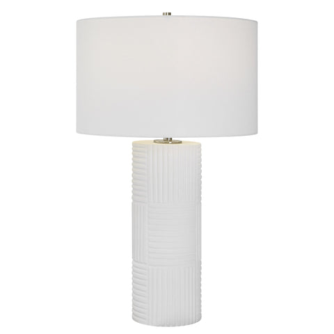 Accent Patchwork Modern Column Table Lamp