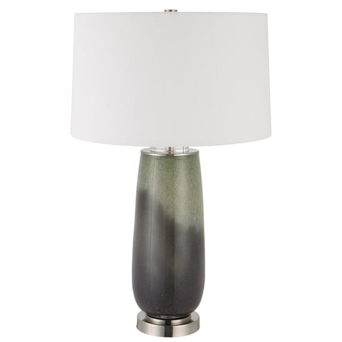 Campa Accent Elegant Column Table Lamp with Crystals