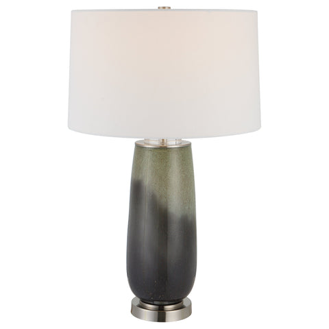Campa Accent Elegant Column Table Lamp with Crystals