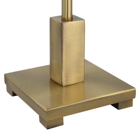Pilot Modern Accent Floor Lamp in Brass