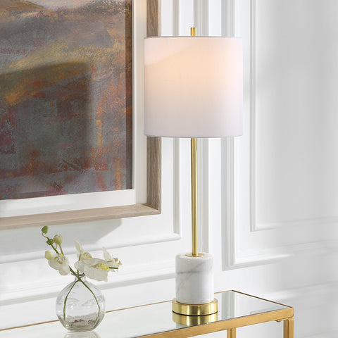 Turret Elegant Modern Accent Buffet Table Lamp
