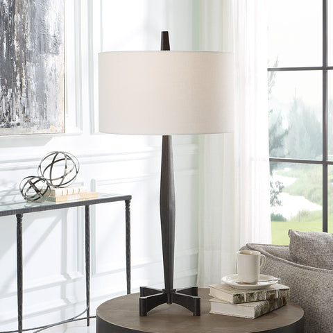 Counteract Industrial Accent Drum Table Lamp