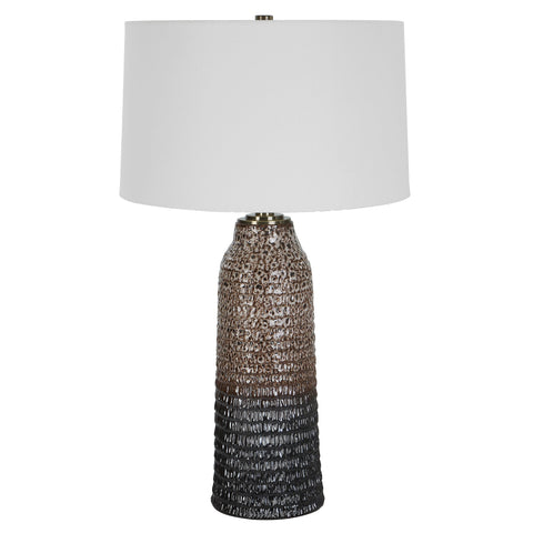 Padma Organic Accent Table Lamp with Carving