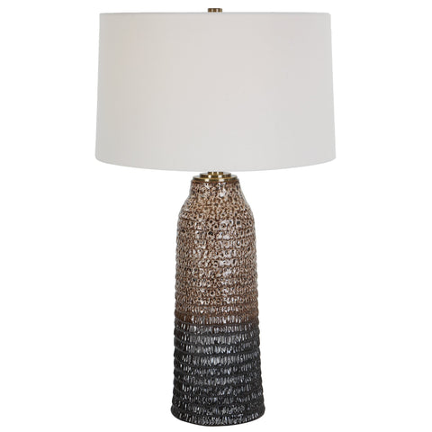 Padma Organic Accent Table Lamp with Carving