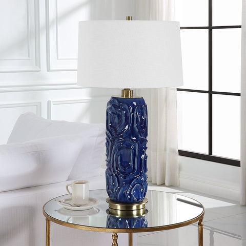 Zade Modern Column Accent Table Lamp