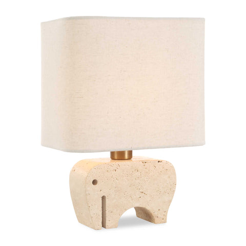 Tusk Accent Organic Carving Table Lamp