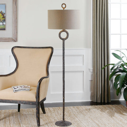 Ferro Accent Industrial Stick Floor Lamp