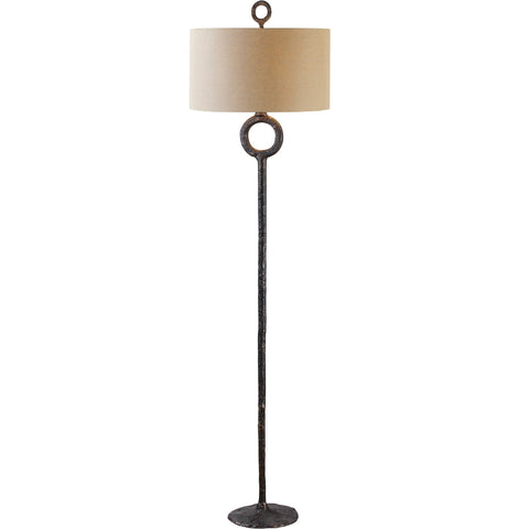 Ferro Accent Industrial Stick Floor Lamp