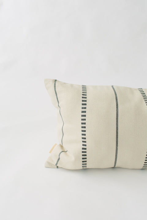 Artful Traditionalist Handwoven Minimalist Lumbar Pillow