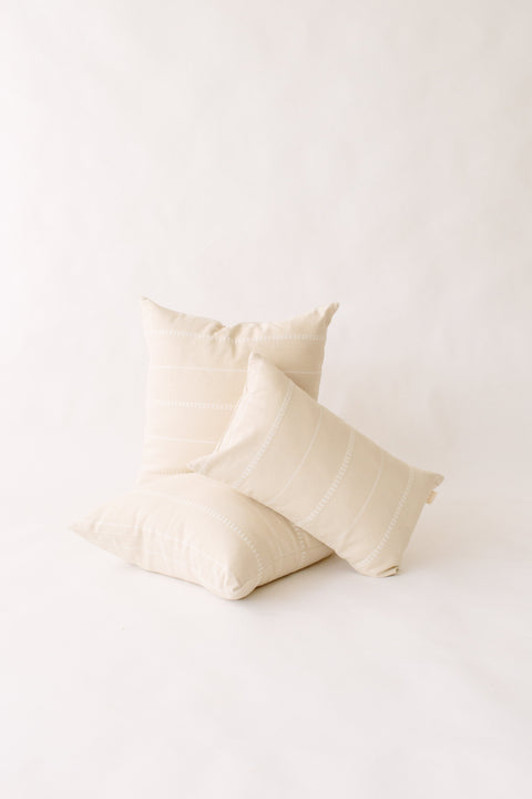 Powered by People Artful Traditionalist Handwoven Organic Lumbar Pillow - 12 x 20