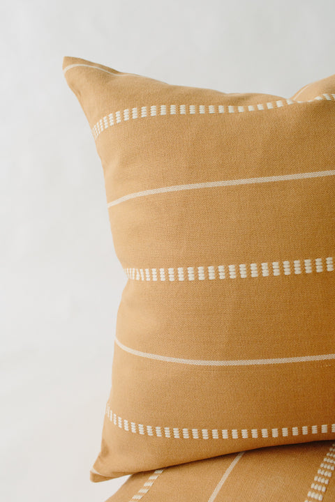 Powered by People Artful Traditionalist Organic Handwoven Embroidery Pillow Cover - 12 x 20