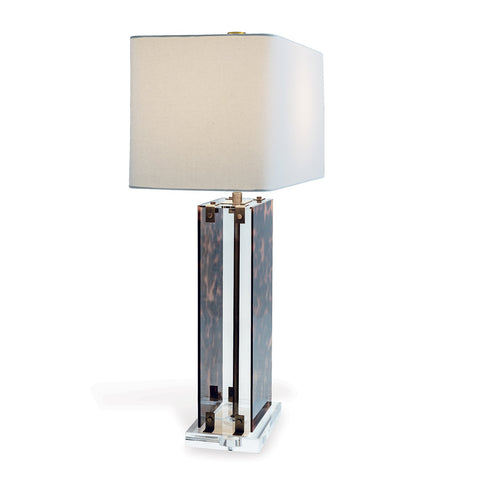 Milan Modern Column Accent Table Lamp