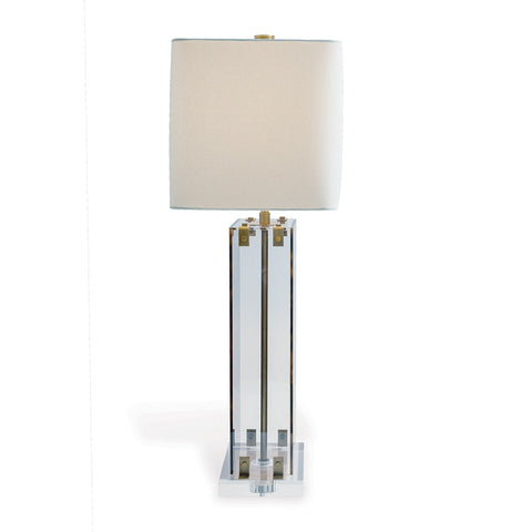 Milan Modern Column Accent Table Lamp