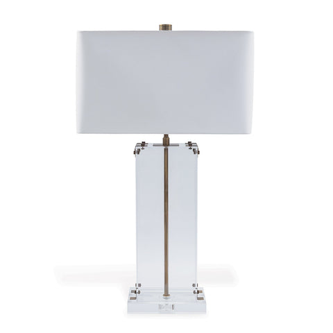 Milan Modern Column Accent Table Lamp
