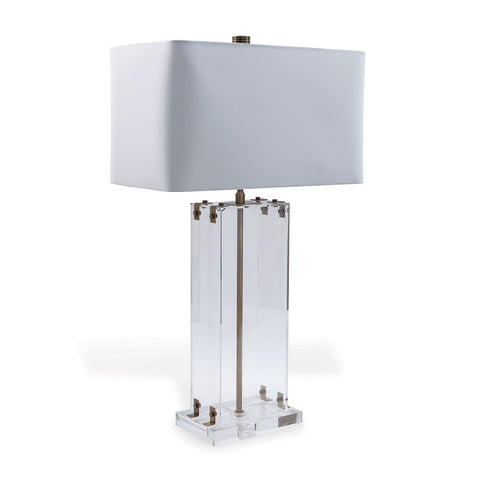 Milan Modern Column Accent Table Lamp