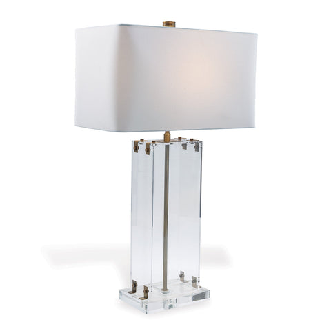 Milan Modern Column Accent Table Lamp