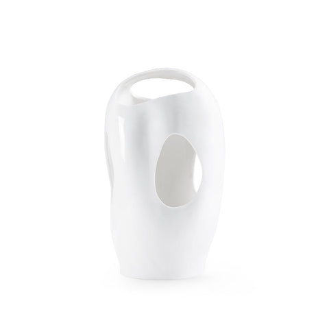 Decorating Essentials Minimalist Glossy Porcelain Art Vase