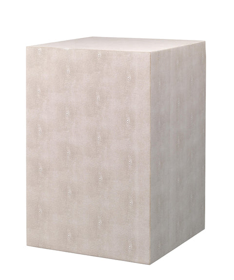 Jamie Young Contemporary Shagreen Square Center Table with Block Foot - 14 W