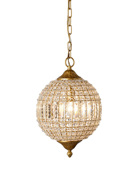 Accent Art Deco Pendant Light with Crystals Ceiling Light