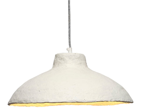Ambient Organic Parchment Bowl Pendant Light