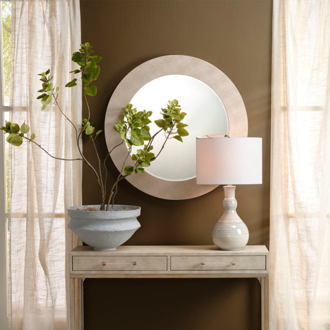 Droplet Accent Drum Table Lamp for Contemporary Spaces