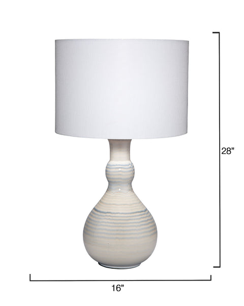 Droplet Accent Drum Table Lamp for Contemporary Spaces