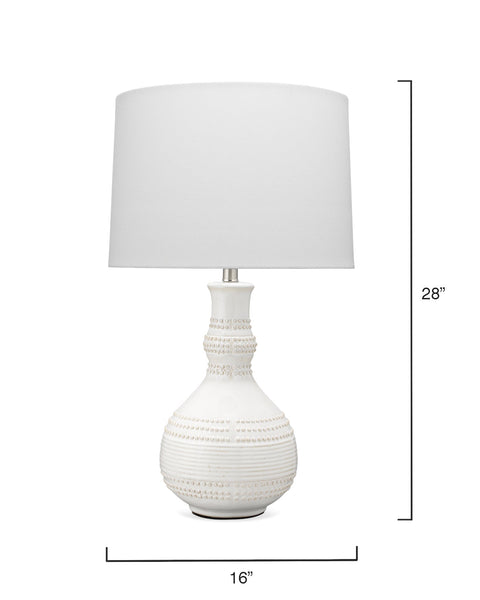 Droplet Accent Modern Beads Drum Table Lamp