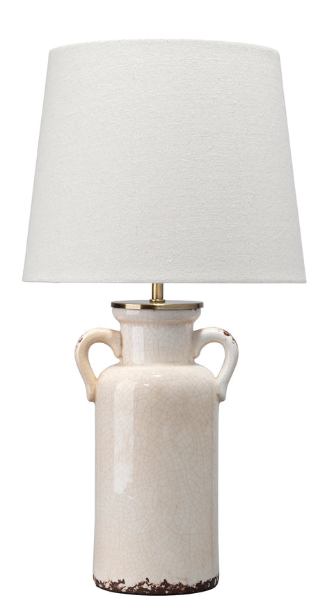 Piper Rustic Accent Conical Table Lamp with Finial