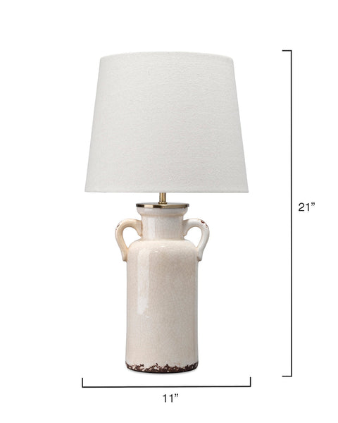 Piper Accent Vintage Column Table Lamp